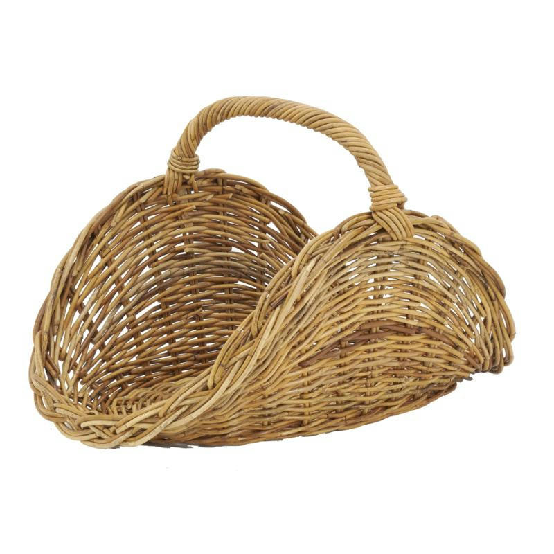 - Panier à bûches en poelet oval miel