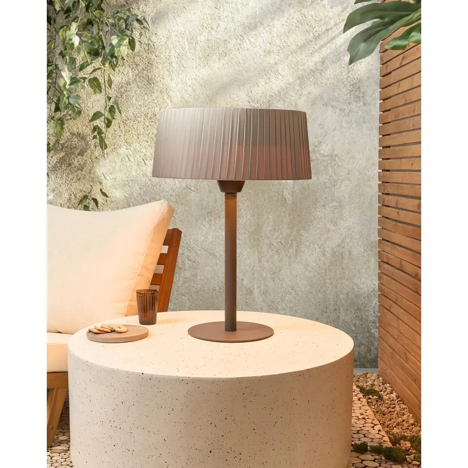 OLLERIA - Terrasverwarmer - Grijs - Staal