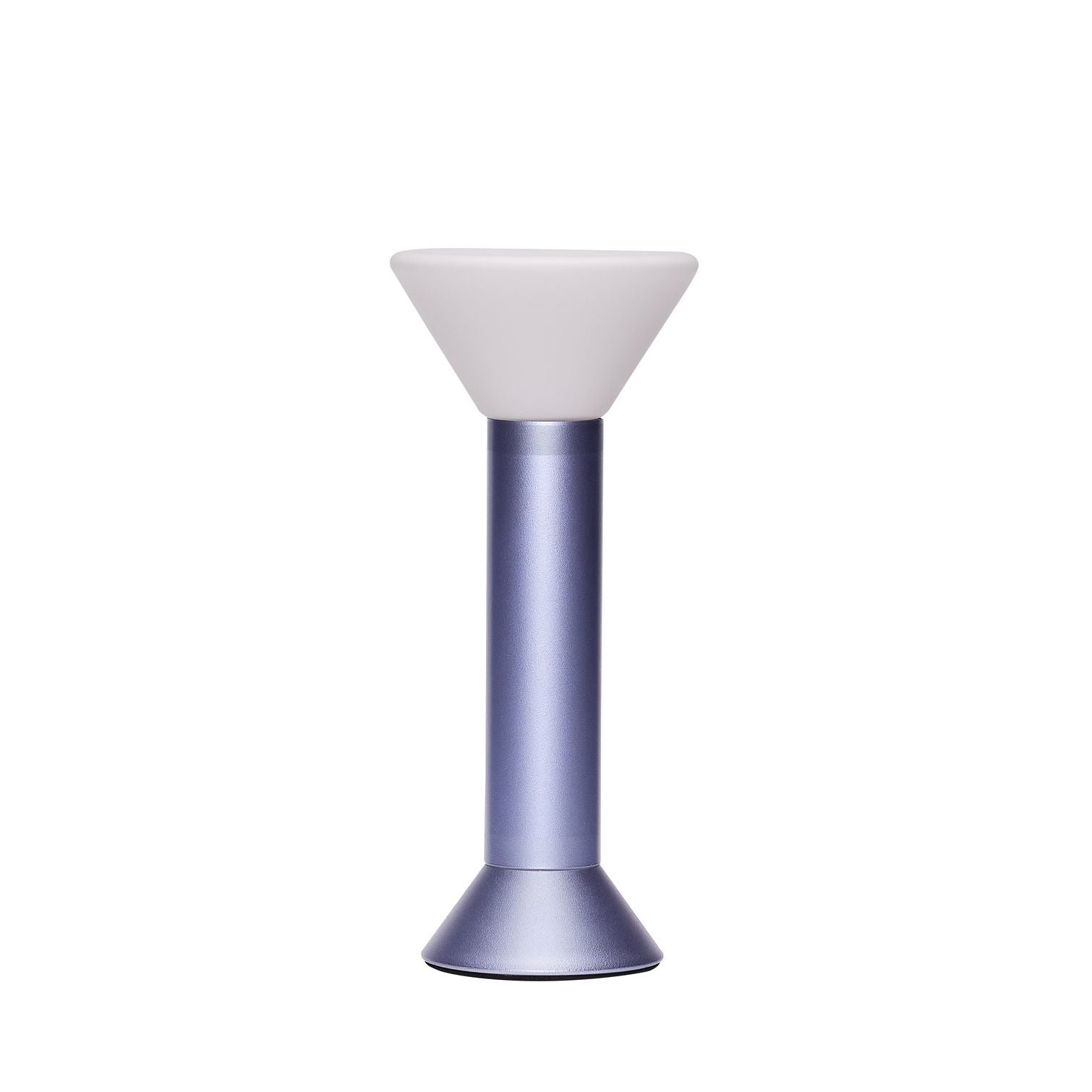 Hübsch draagbare lamp Flash - glas/ijzer - ø14xh30cm, led, 3w