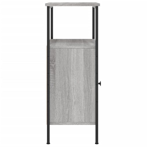 NNEVL Bedside Cabinets 2 pcs Grey Sonoma 41x31x80 cm Engineered Wood