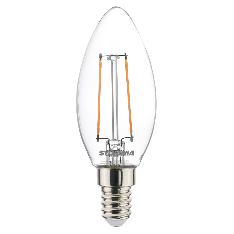 Ampoule flamme LED E14 blanc chaud 250 lm 2,5 W SYLVANIA