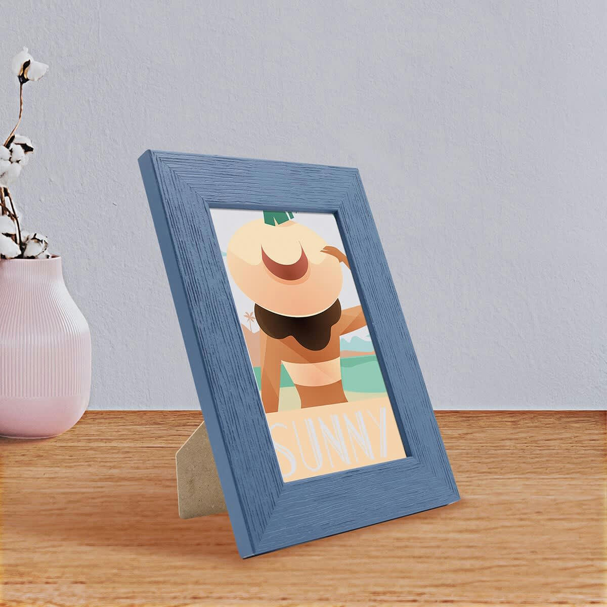 TUTTI FRUTTI - Cadre photo myrtille 10x15 cm bois reconstitué fsc