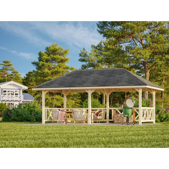 Pavillon »Bianca Set 107«, BxHxT: 588 x 319 x 300 cm
