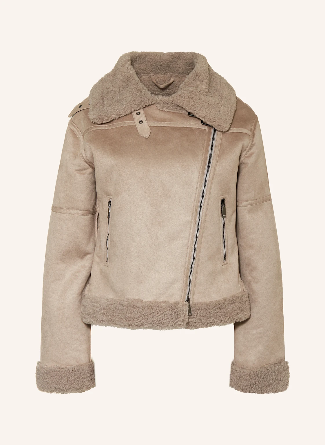 White Label Jacke in Lederoptik