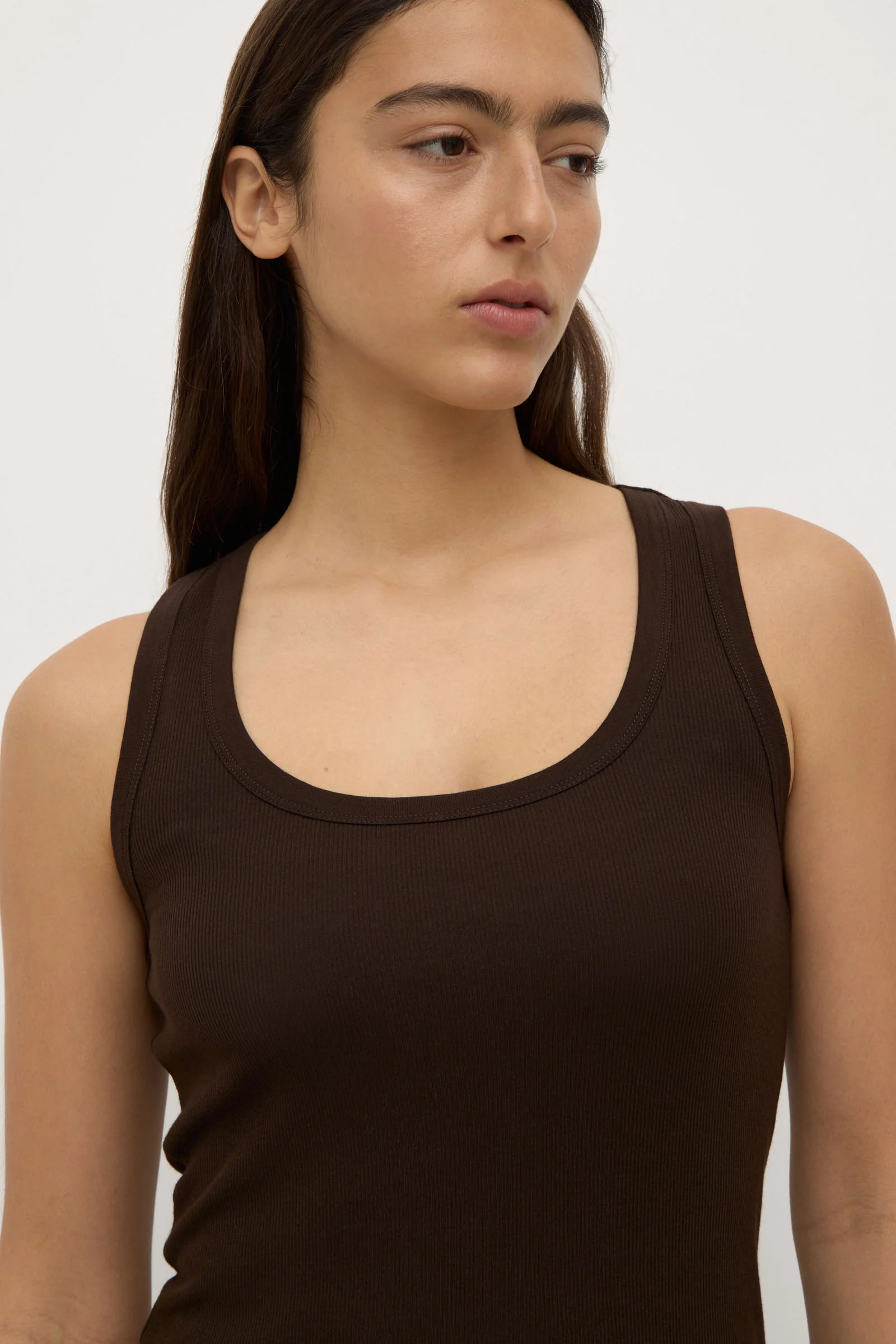 Robyn Scoop Neck Rib Tank