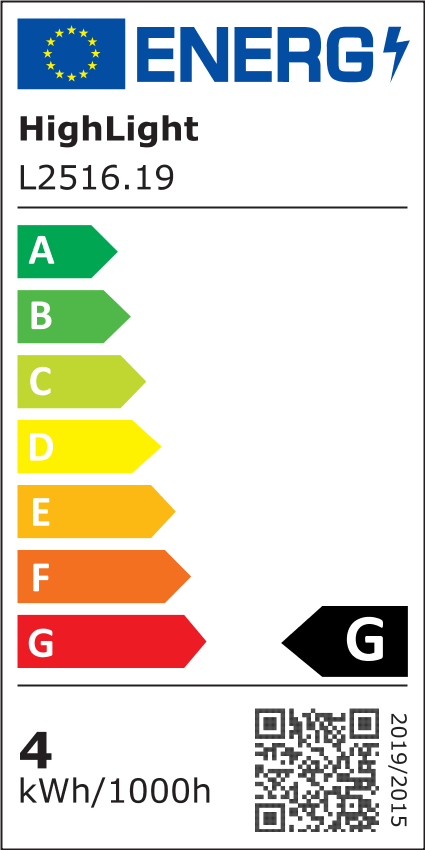 Highlight E27 4Watt Smoke Spiraal 95mm Dimbaar