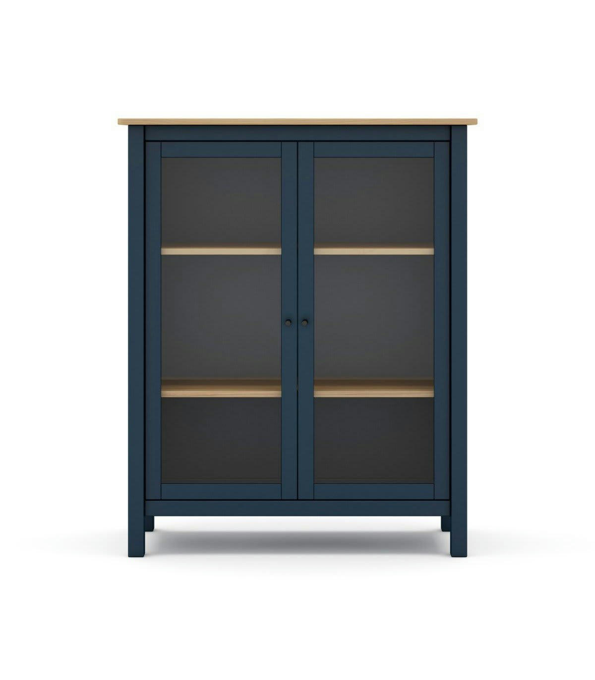 MISTI - Vitrine 2 portes avec 2 étagères - L90 cm