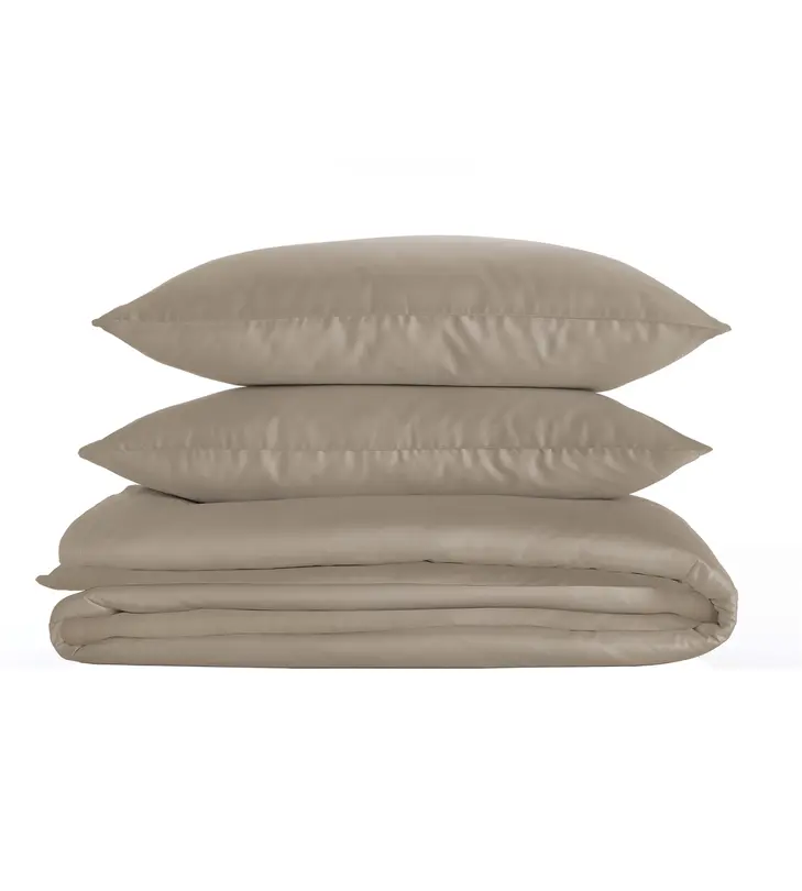 Bettwäschegarnitur Uni Satin