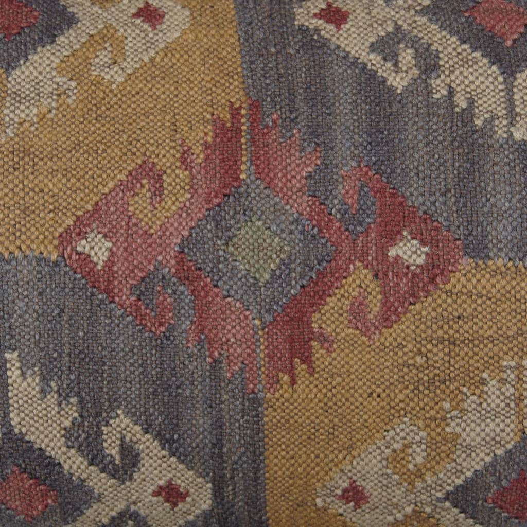 HERAT ORIENTAL Handmade Kilim Upholstered Wooden Bench - 48 L x 16 W x 18 H