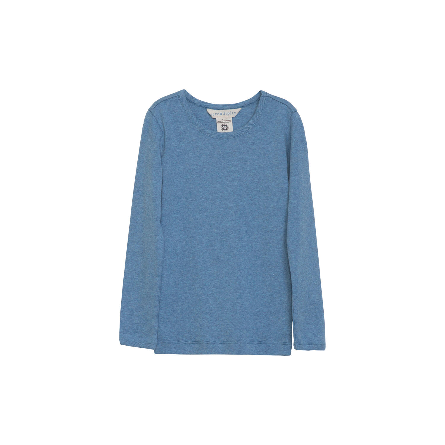 Slim T-shirt, azur