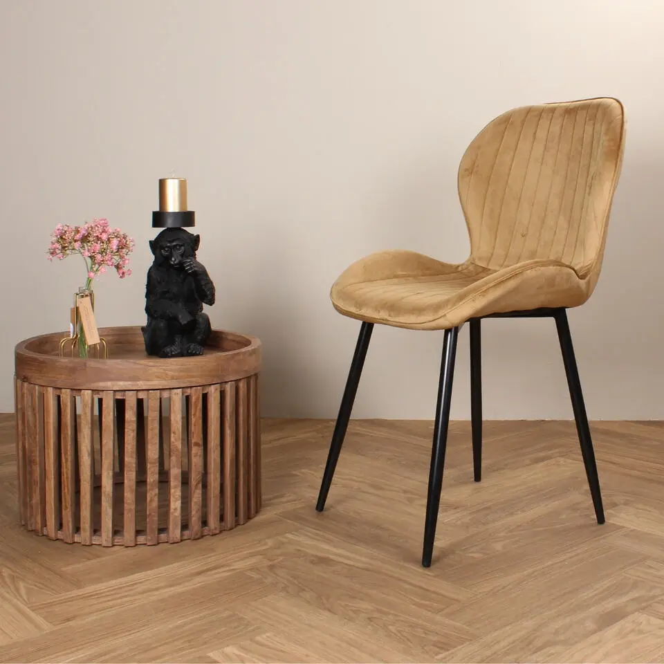 DS4U - Giulia eetkamerstoel velvet goud