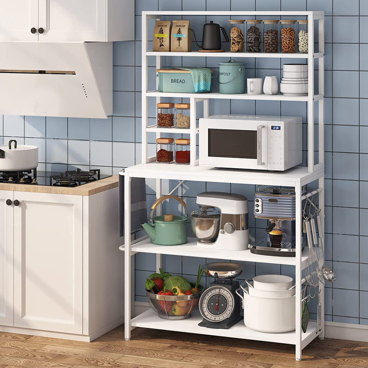 Tyvell 35.43'' Steel Standard Baker's Rack with Microwave Compatibility