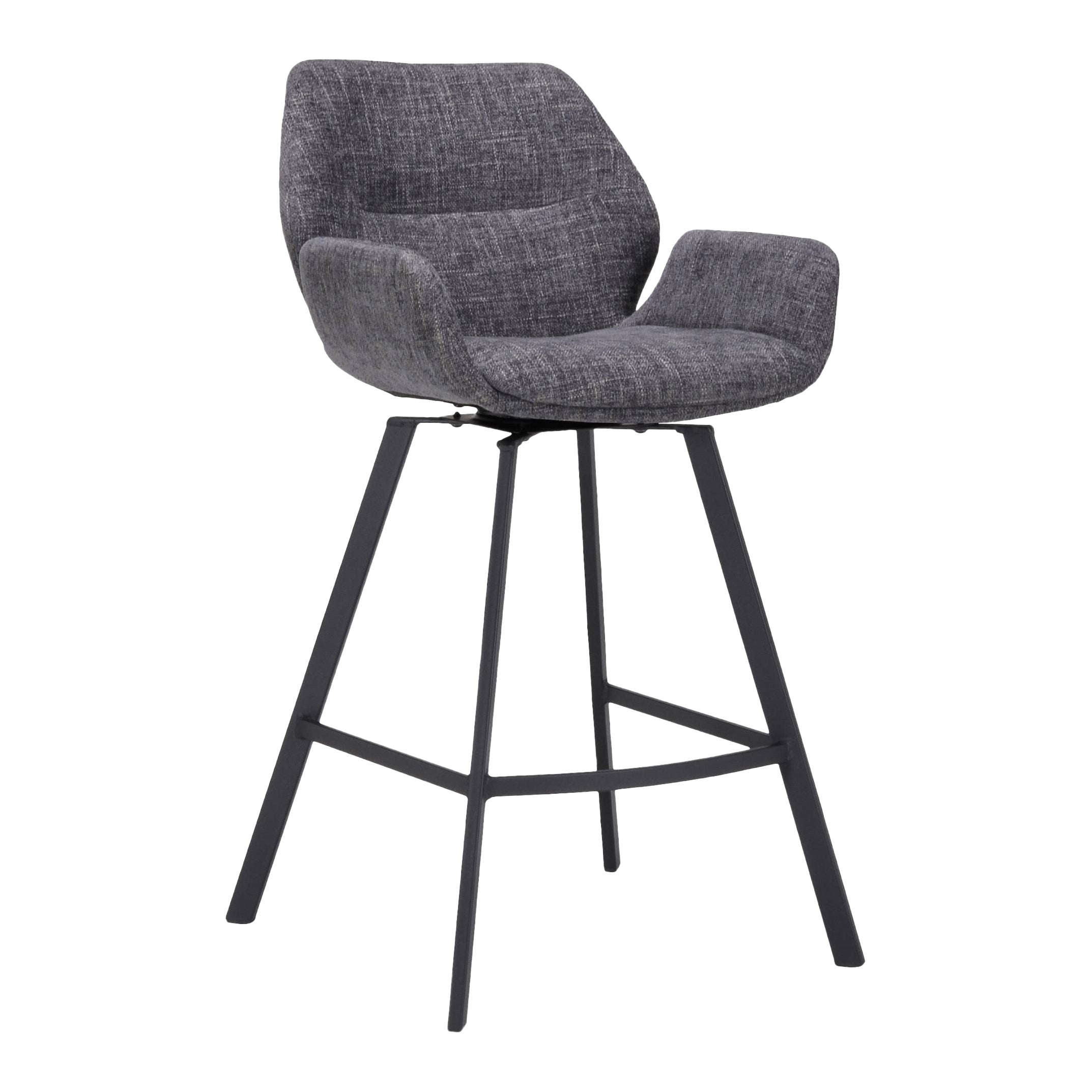 by fonQ Billy Barkruk Draaibaar - Polyester - Grijs