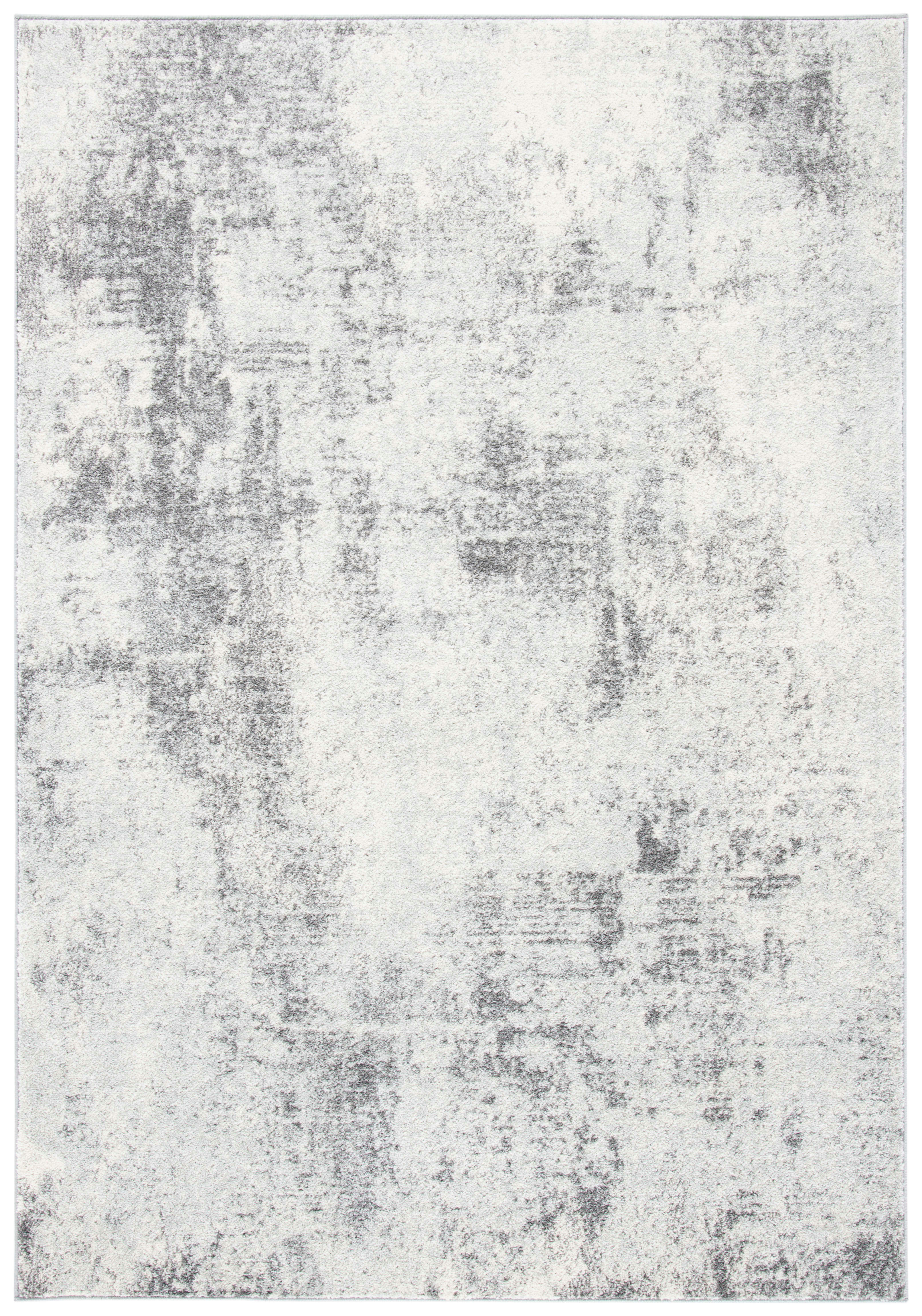 TULUM - Tapis de salon interieur en ivoire & gris, 160 x 229 cm