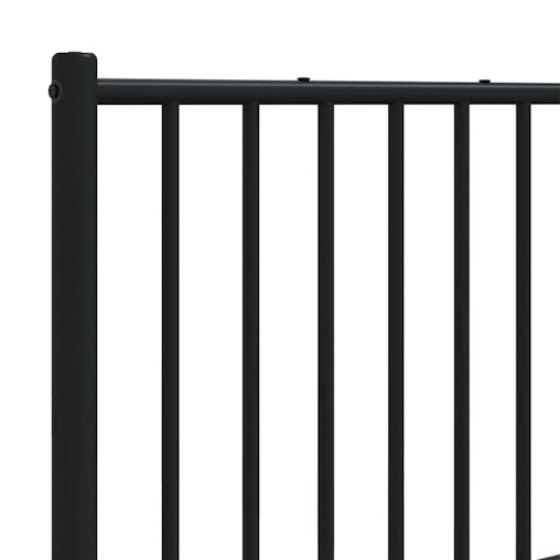 NNEVL Metal Headboard Black 137 cm
