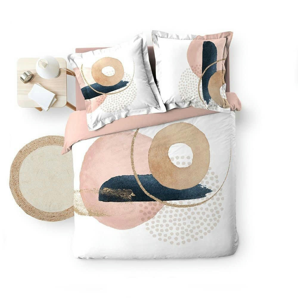 NOVALINE - Housse de couette 260x240 coton + 2 taies