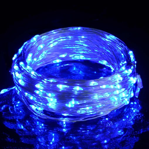 NNEVL LED String with 300 LEDs Blue 30 m