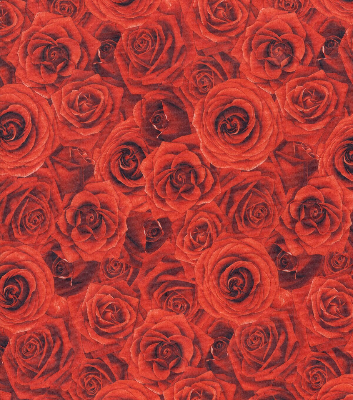Hi Fashion Red Roses Premium Cotton Fabric