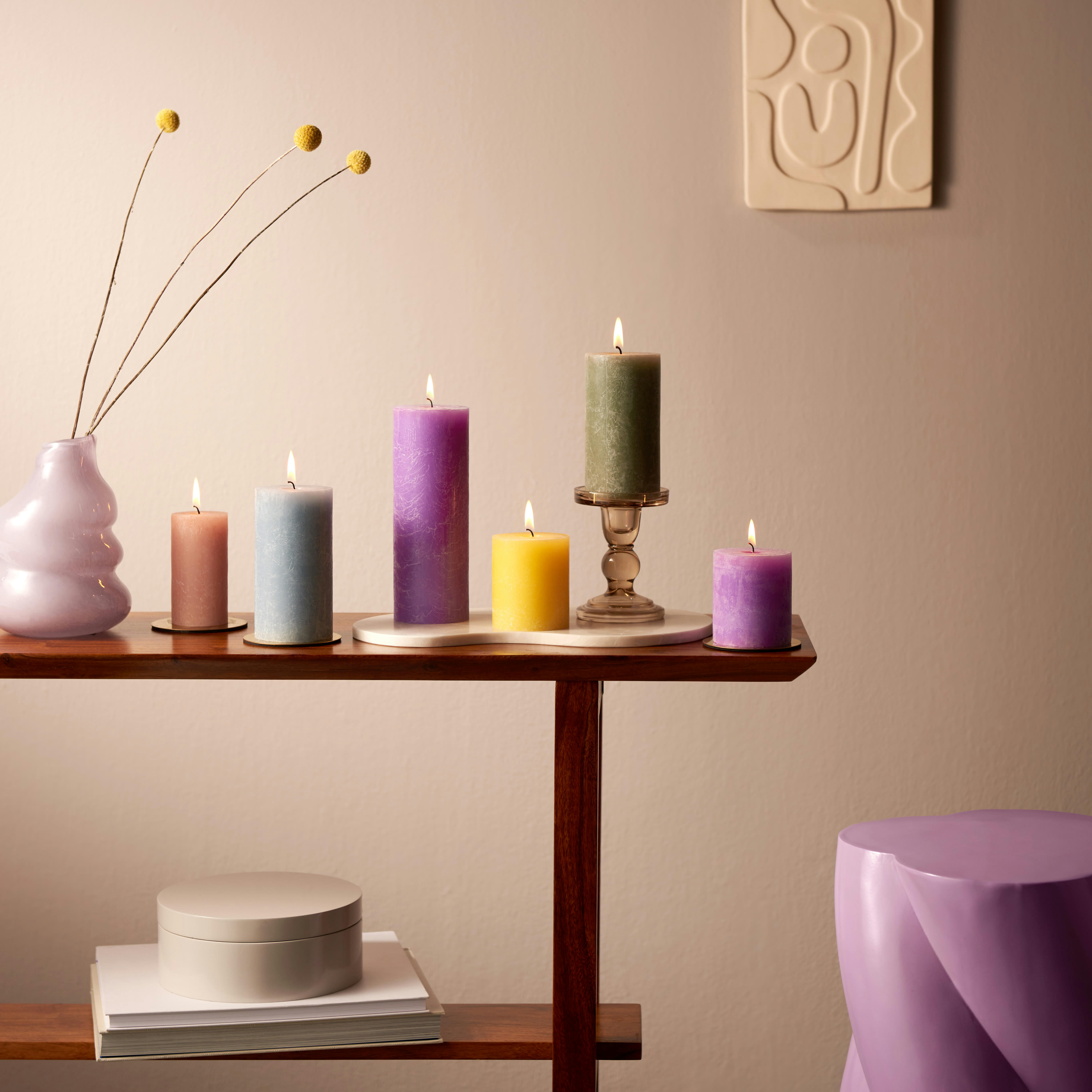 - Lot De 6 Bougies,  Multicolore