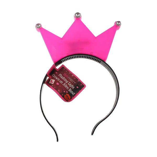 Flashing Light Pink Crown
