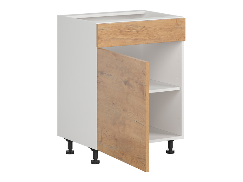 Szafka kuchenna dolna Hamper 60 cm lewa dąb lancelot