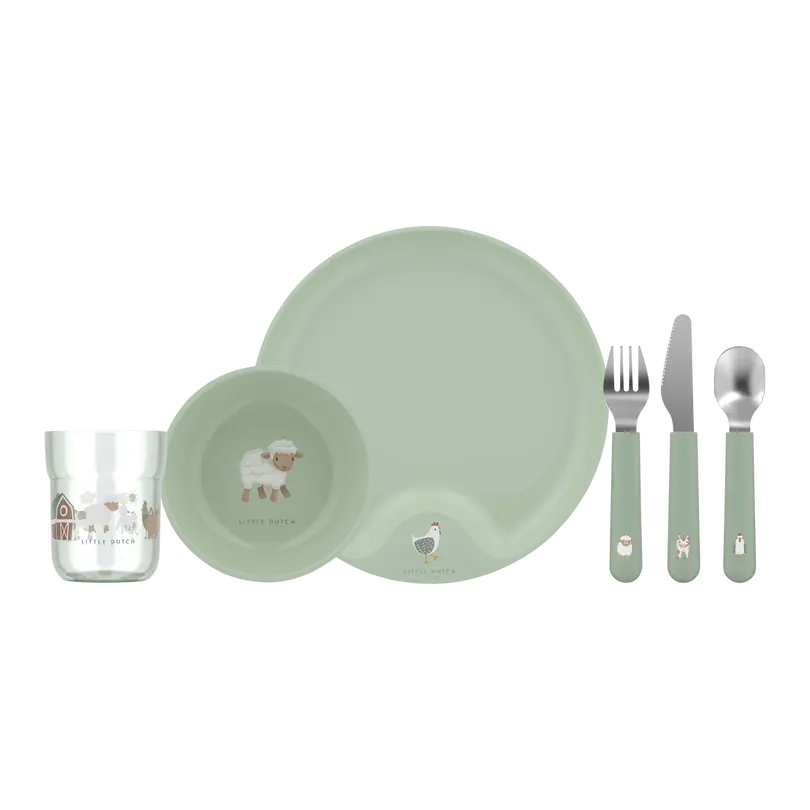Kinder Geschirr-Set 6-teilig Mio