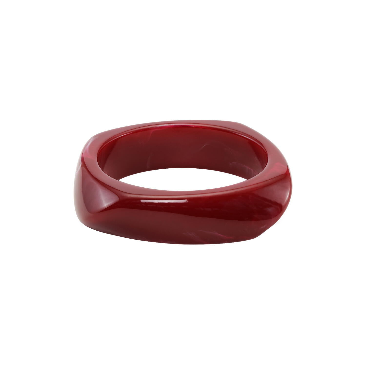 Chunky Bangle, burgundy