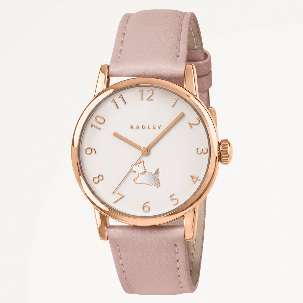 Noble Alley - 34MM Leather Strap Watch