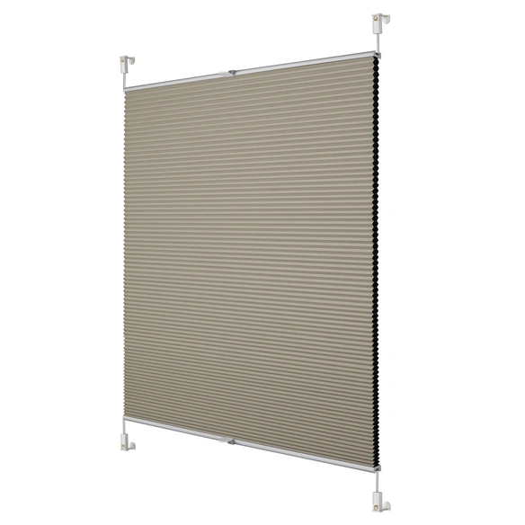 Plissee, ‎Thermo, Klemmfix, 90x130 cm, creme