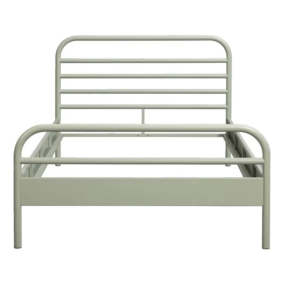 Bed Jada metaal - groen - 90x200 cm
