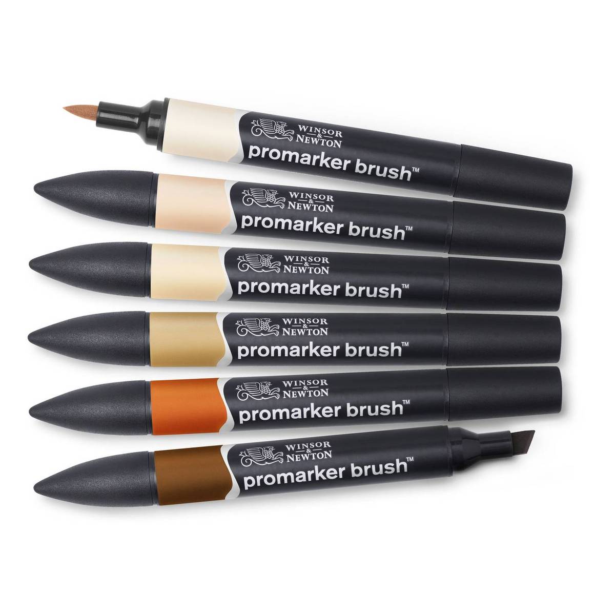 Winsor & Newton Skin Tone Promarker Brush 6 Pack