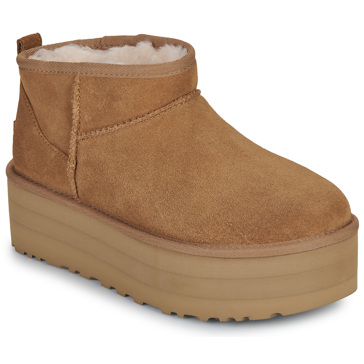 UGG - CLASSIC ULTRA MINI PLATFORM - Cognac