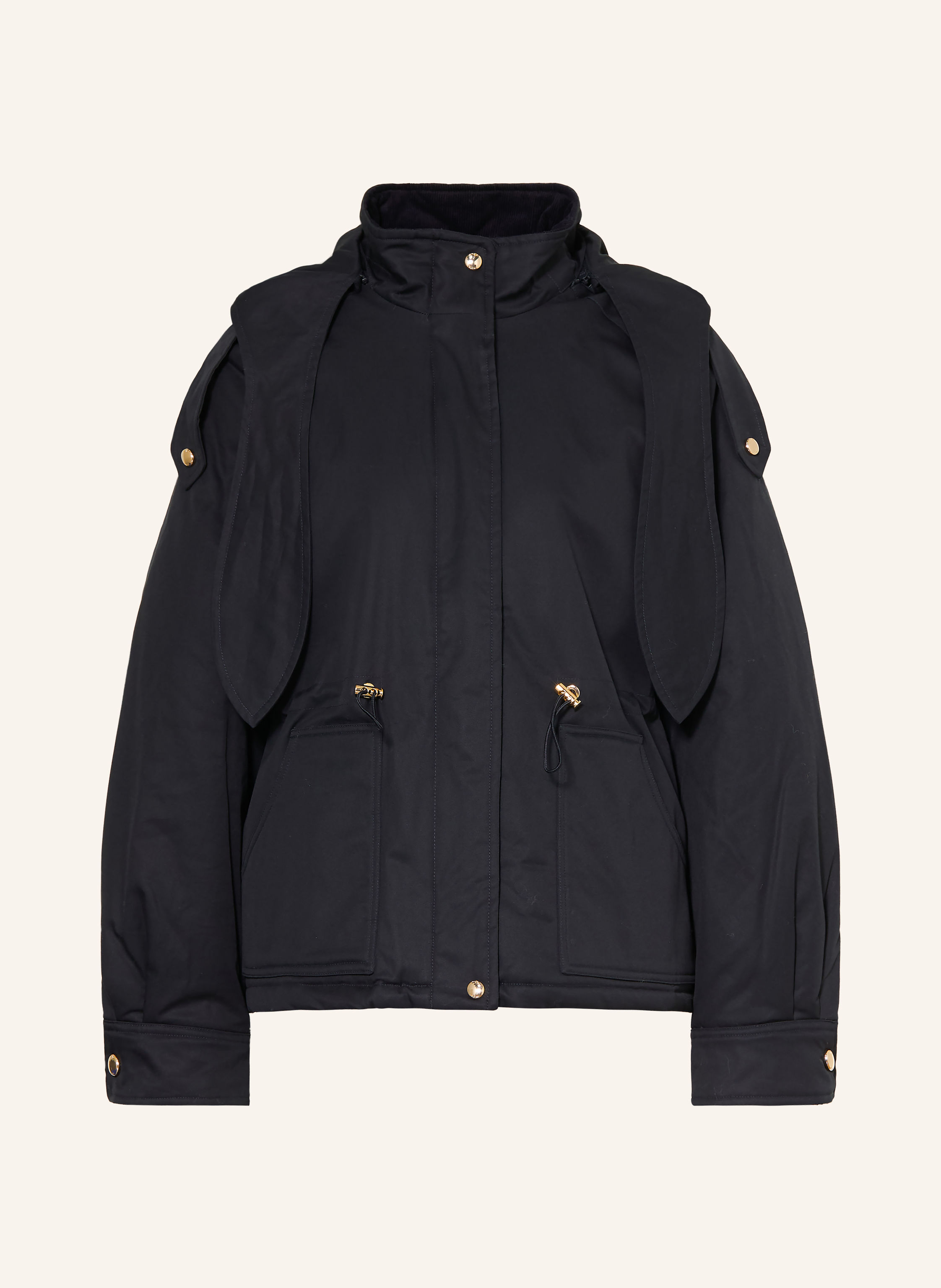 maje Parka mit abnehmbarer Kapuze