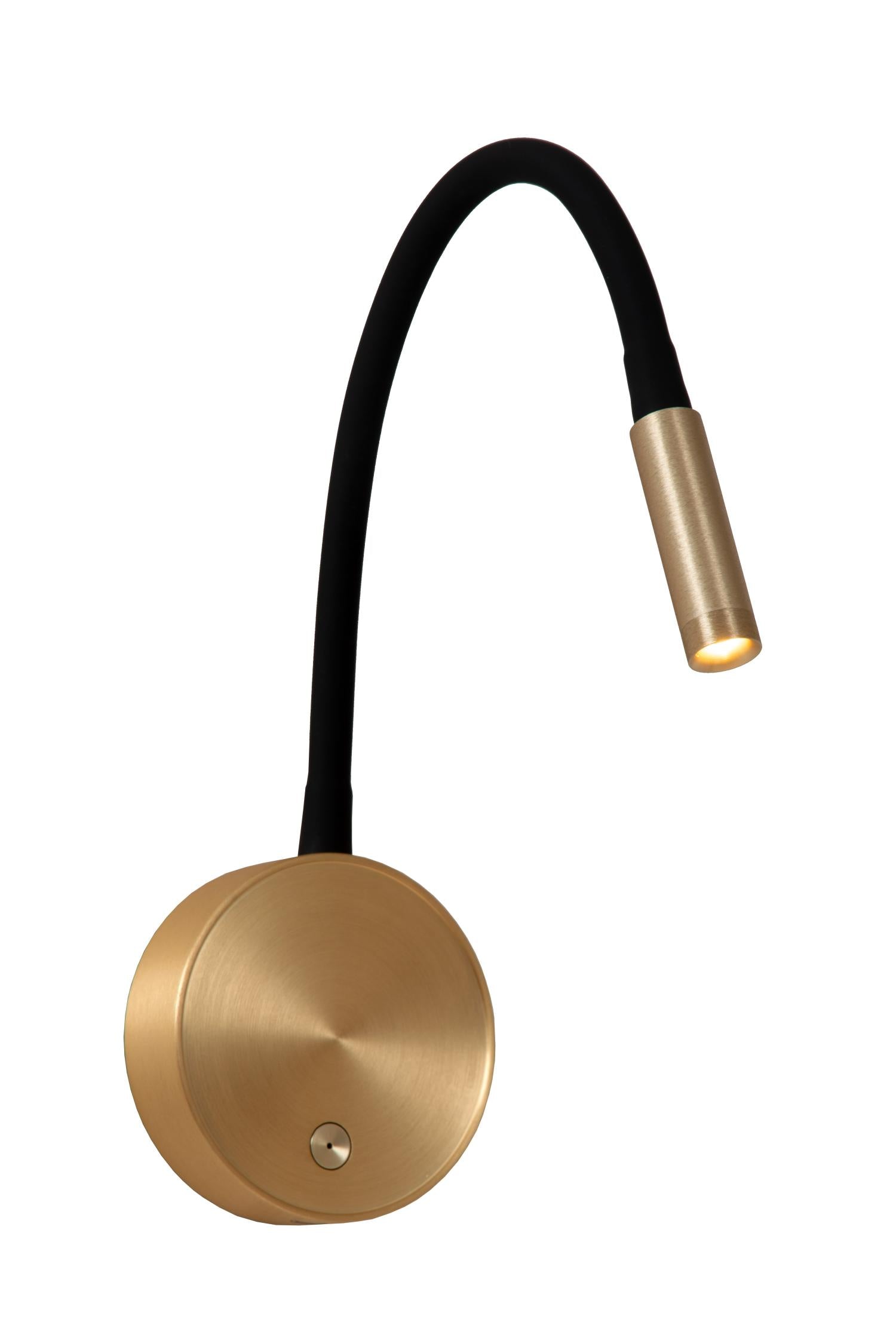 Lucide Premium ASJA Wandspot - Mat Goud   Messing