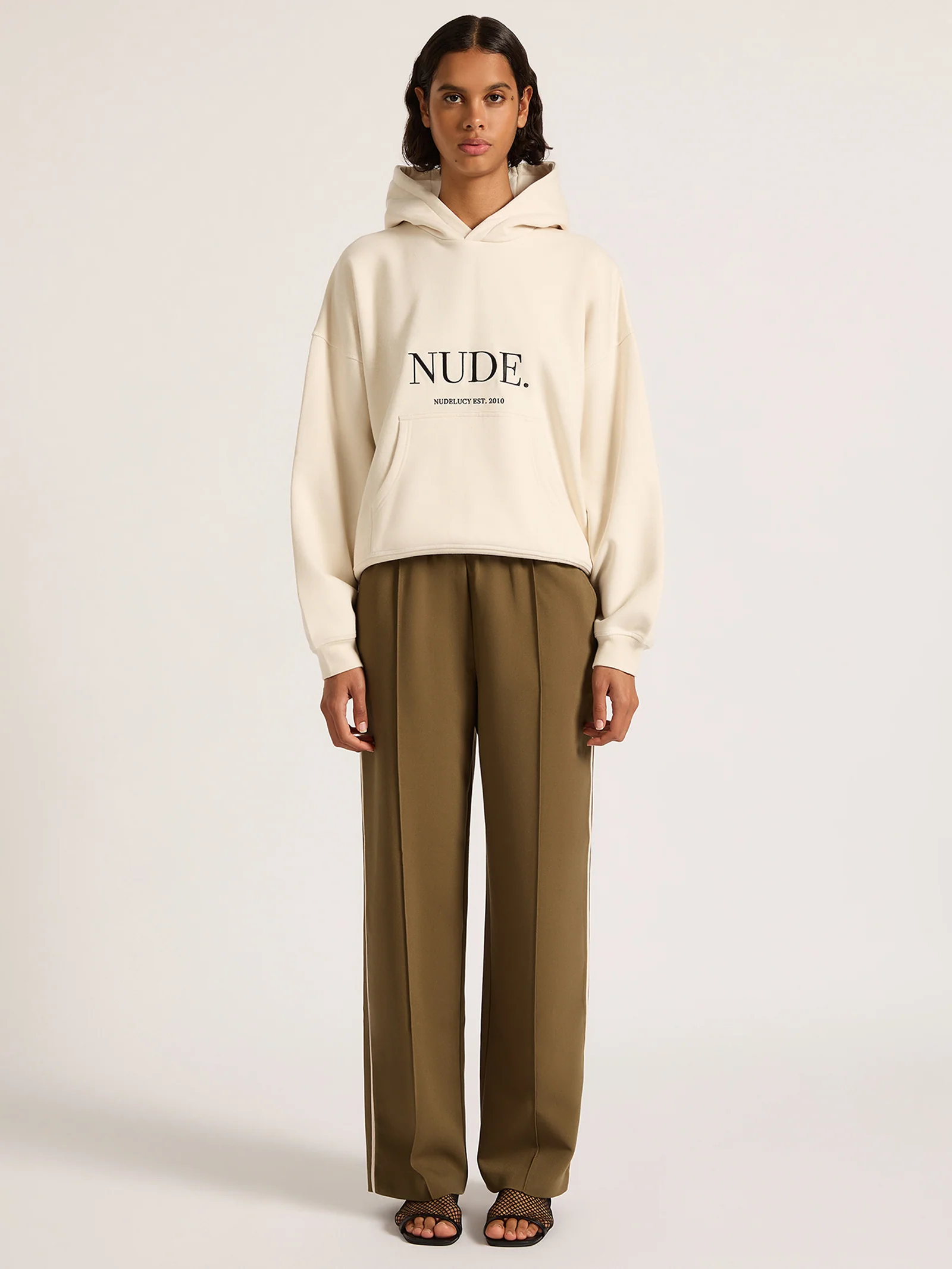 Nude. Hoodie