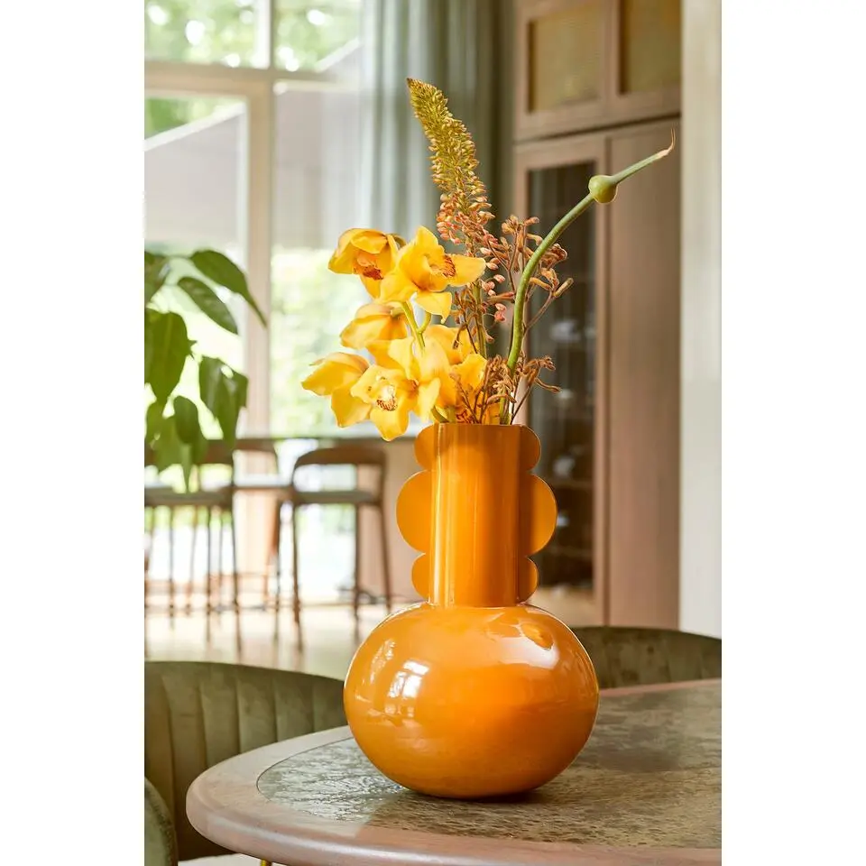 Mica Decorations Boyd Vaas - H36 x &Oslash;25 cm - Bruin