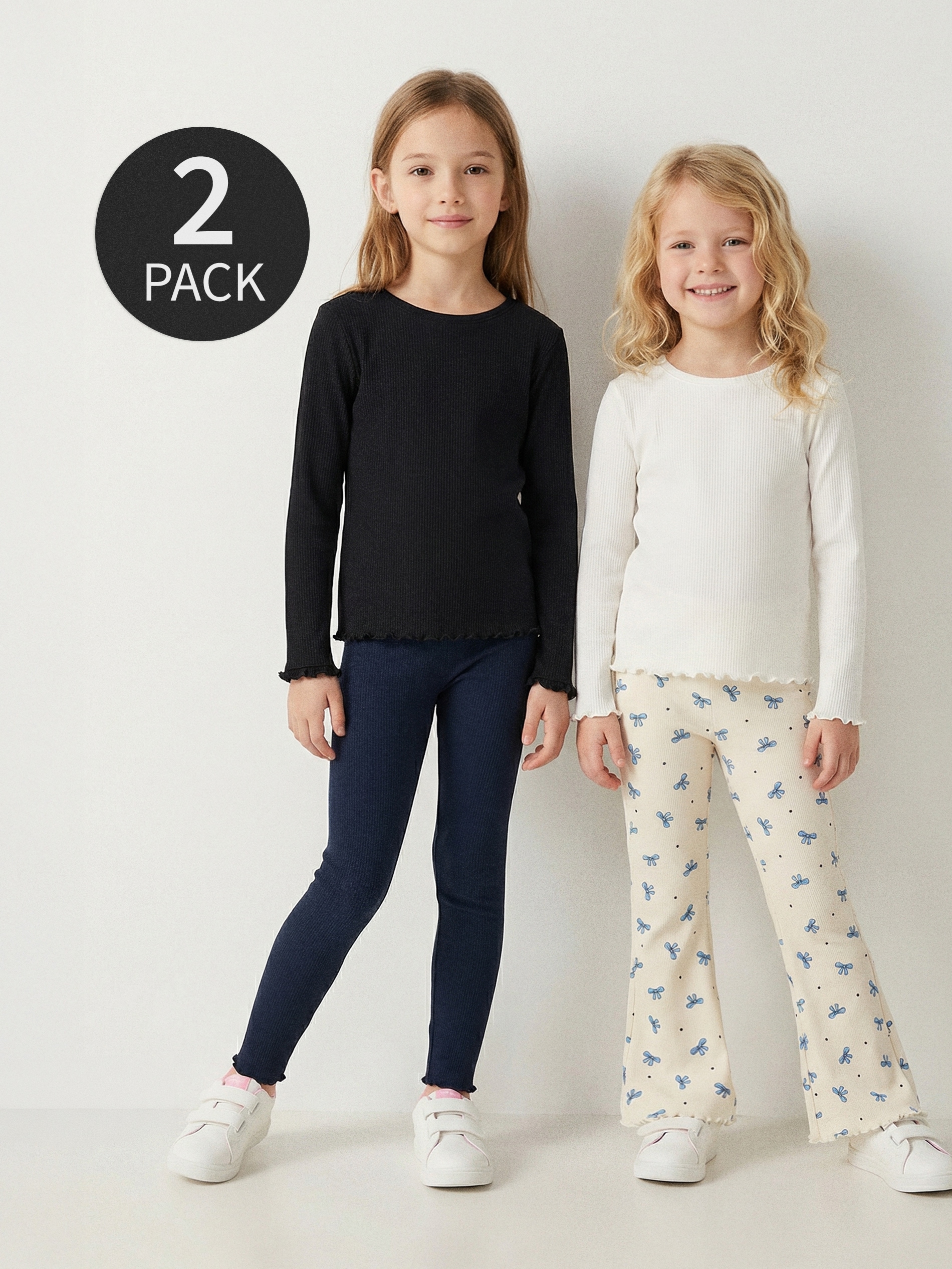 Bawełniane legginsy 2 pack