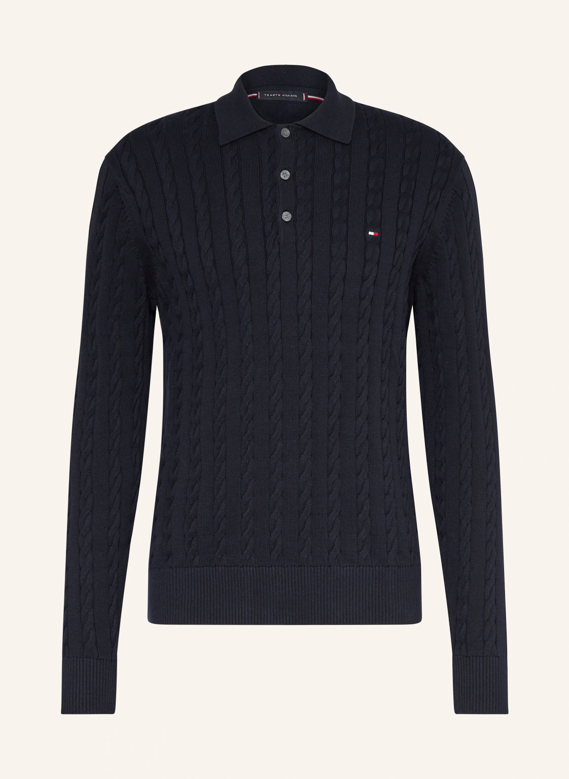 TOMMY HILFIGER Strick-Poloshirt