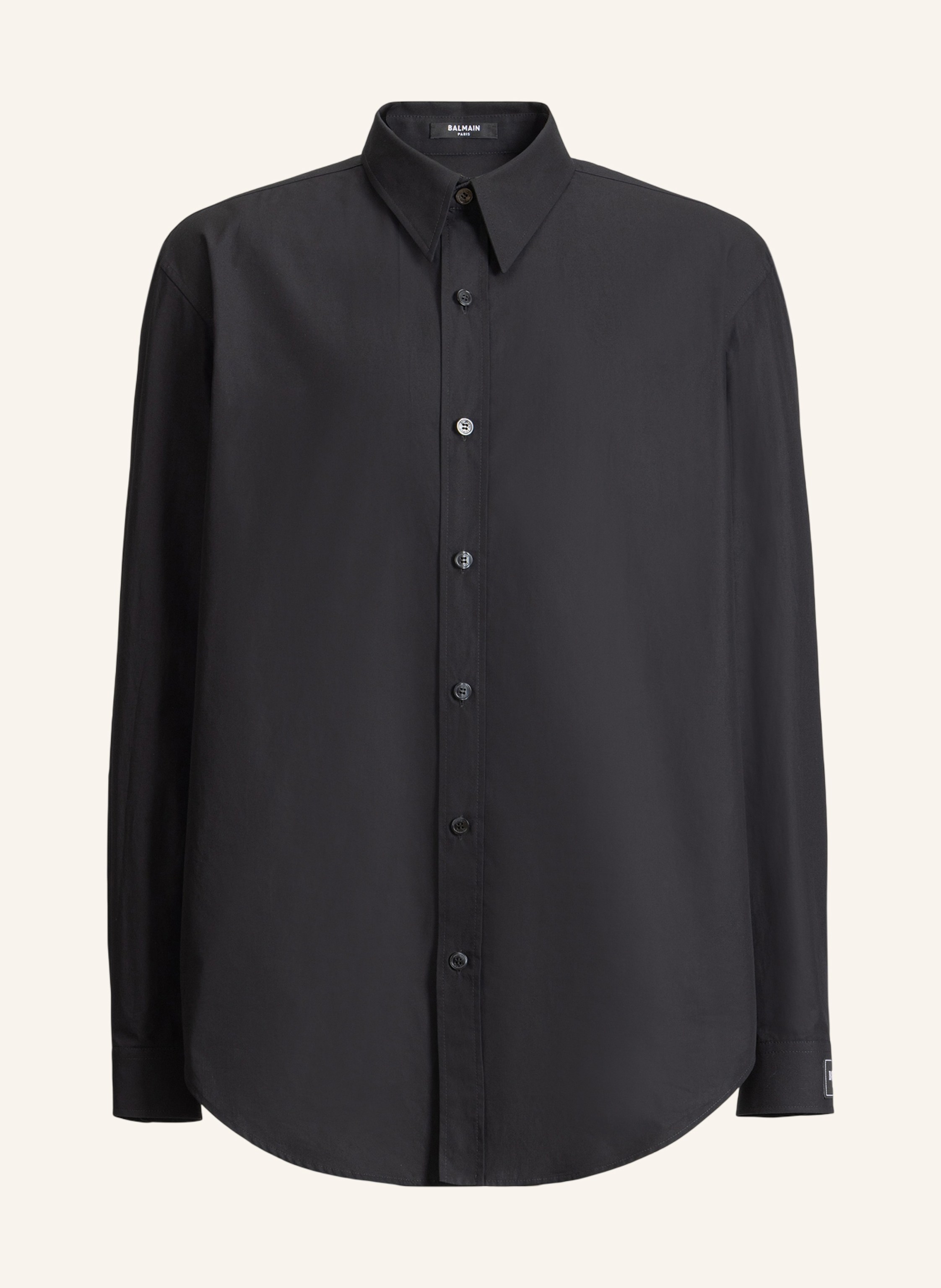 BALMAIN Balmain Paris Hemd aus Baumwollpopeline
