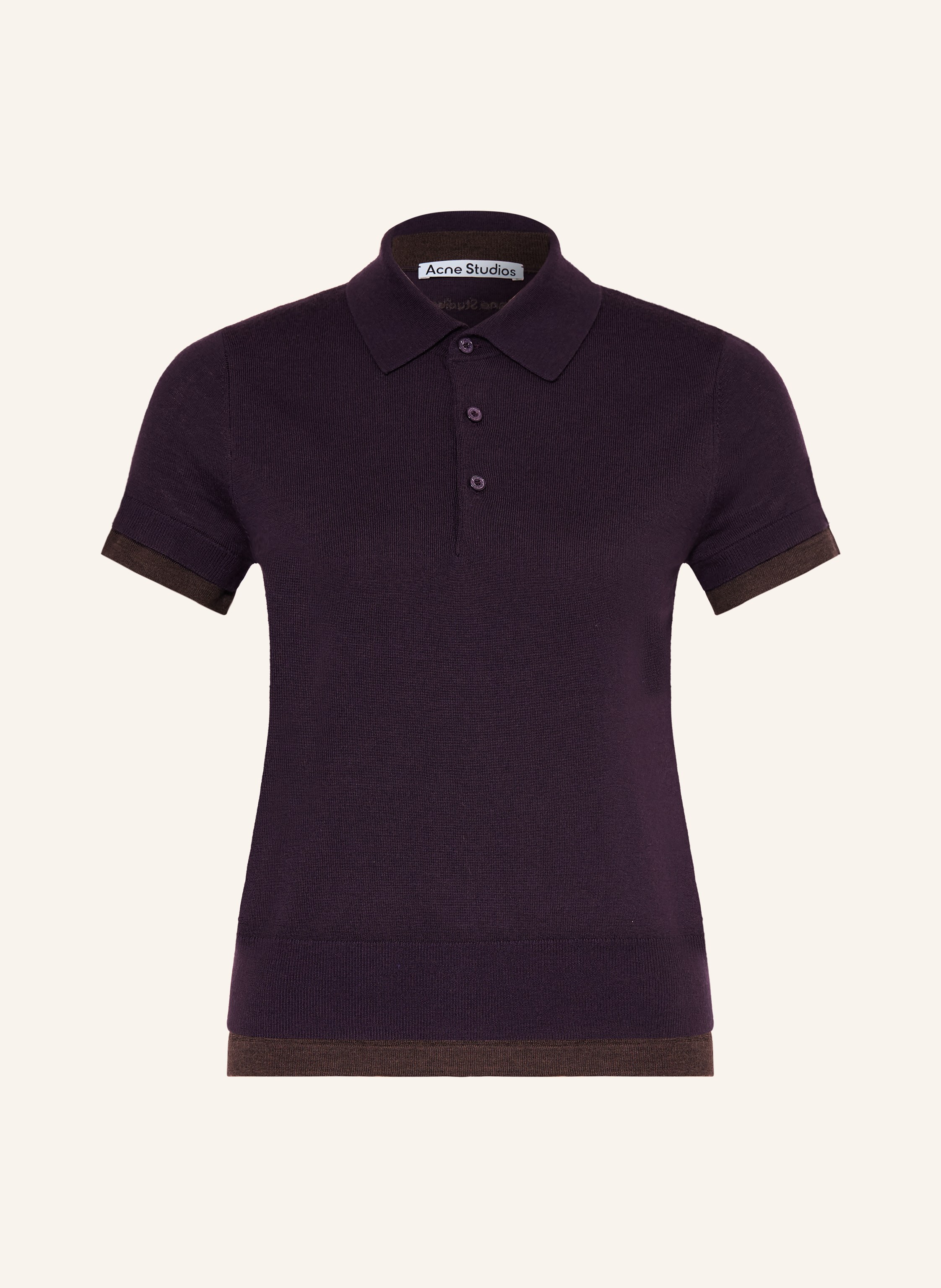 Acne Studios Strick-Poloshirt