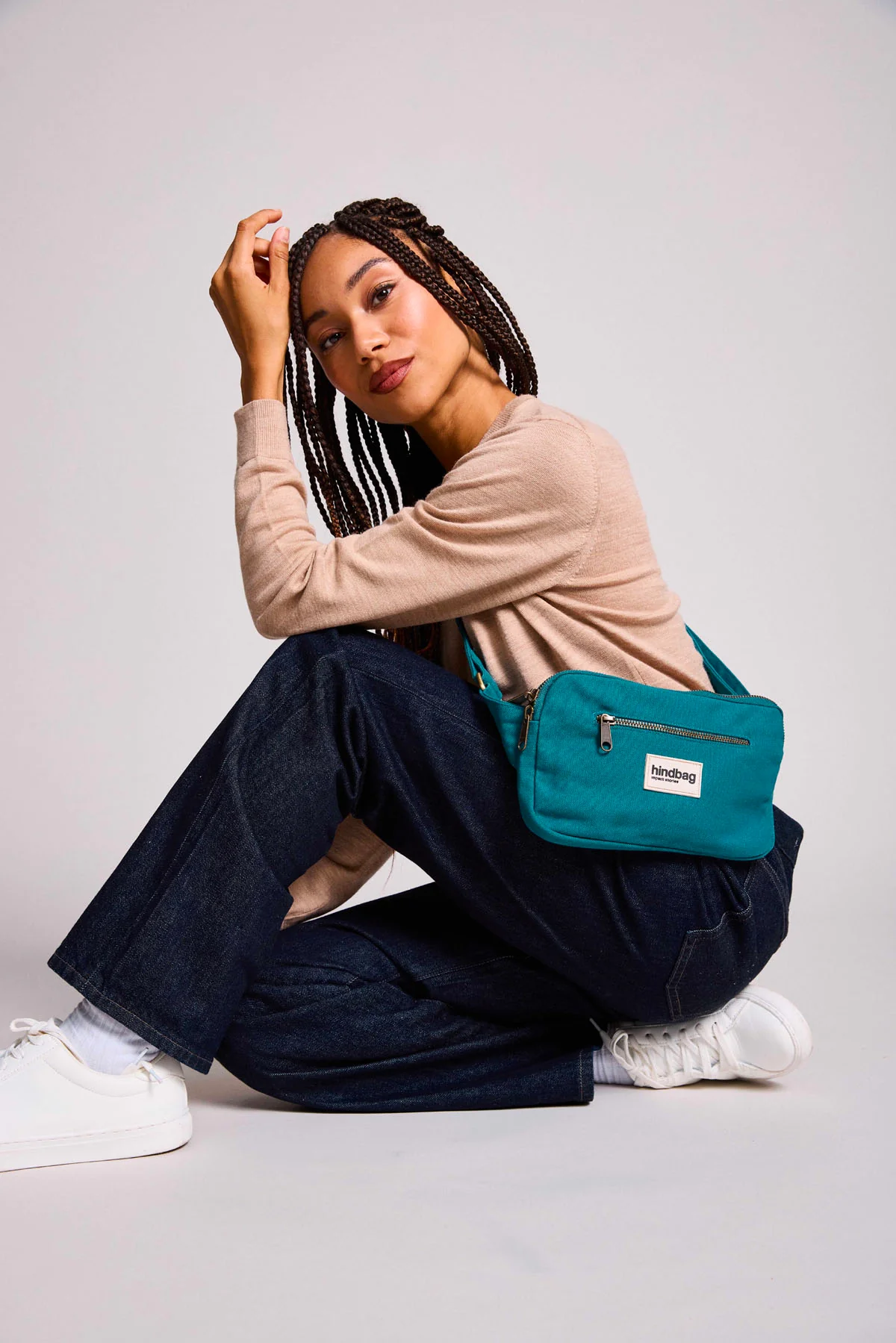 Sac banane Harry Bleu paon