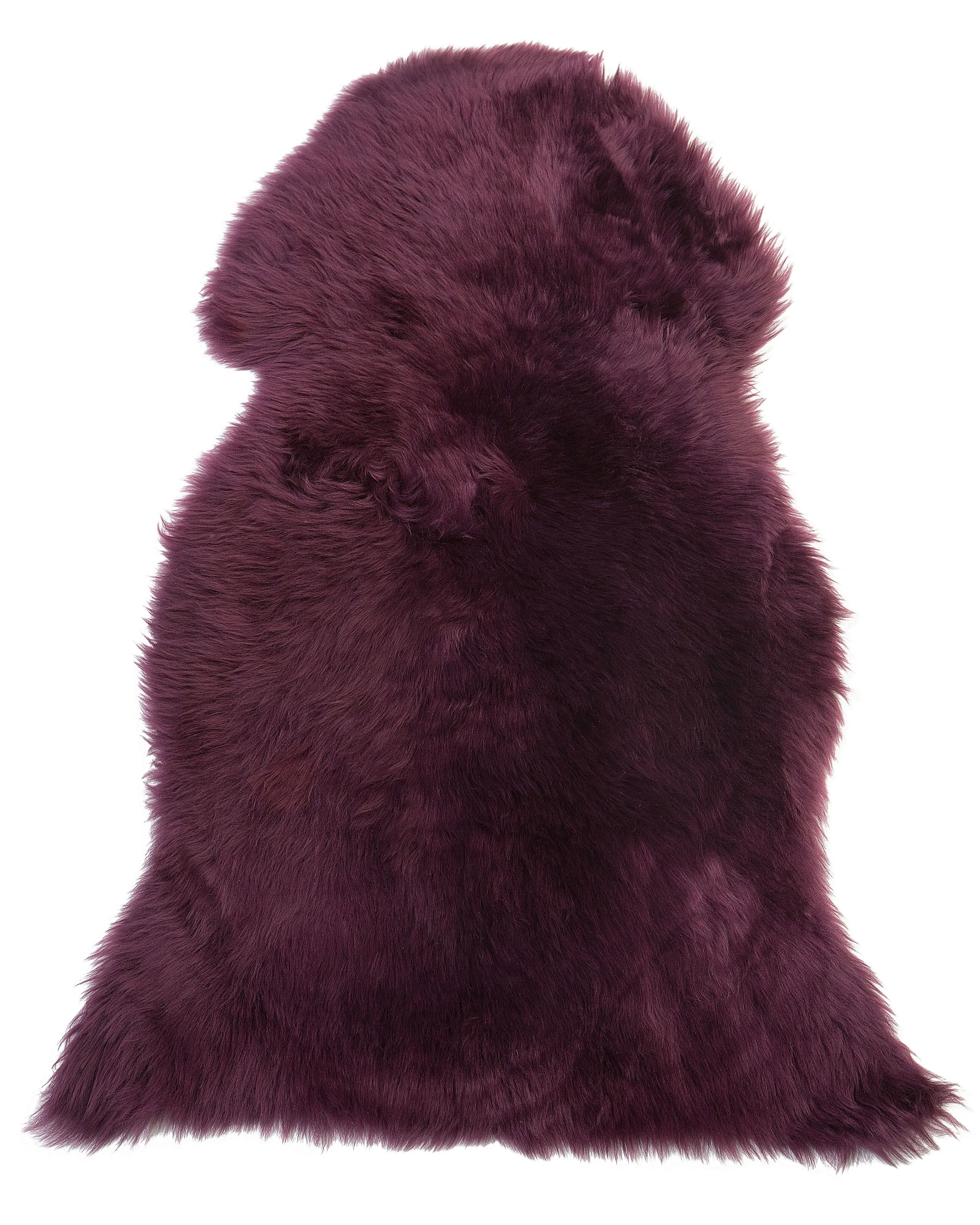 Sheepskin Rug ULURU Purple 65 x 110 cm