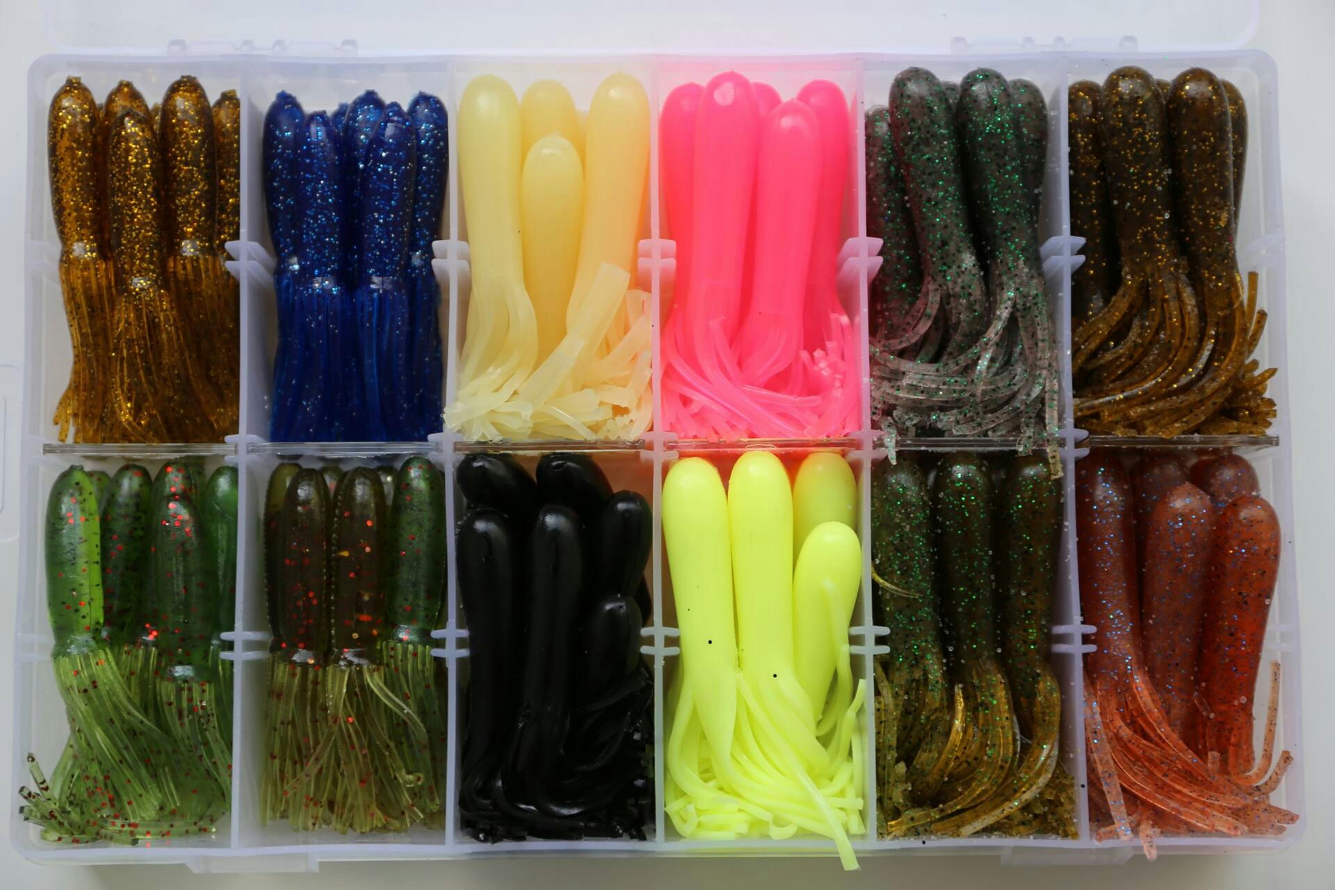 Red Wolf Bass Tube Kit, 100-pc