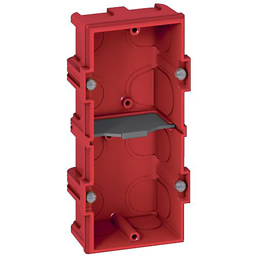 Boîte d'encastrement BATIBOX pour maçonnerie IP20 en plastique 2 postes ou 4 à 5 modules - LEGRAND - 080142