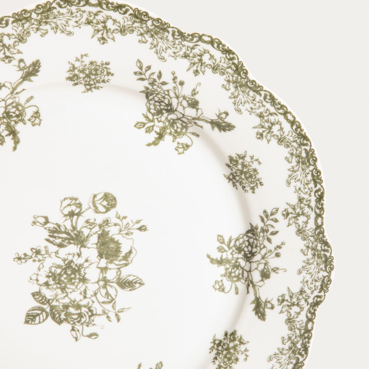 Talerz LOURRY obiadowy zielony 27 cm