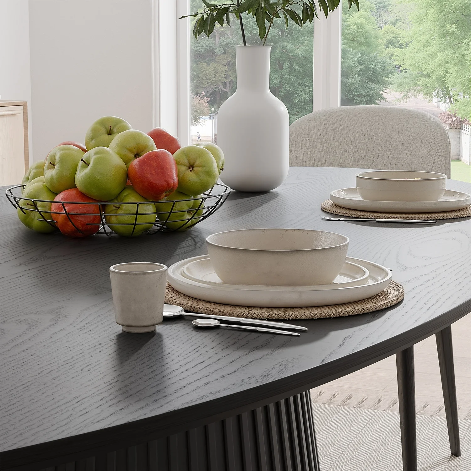 Dovelina 67 3 Color Options Oval Dining Table for 6 People - 67x33.5x31