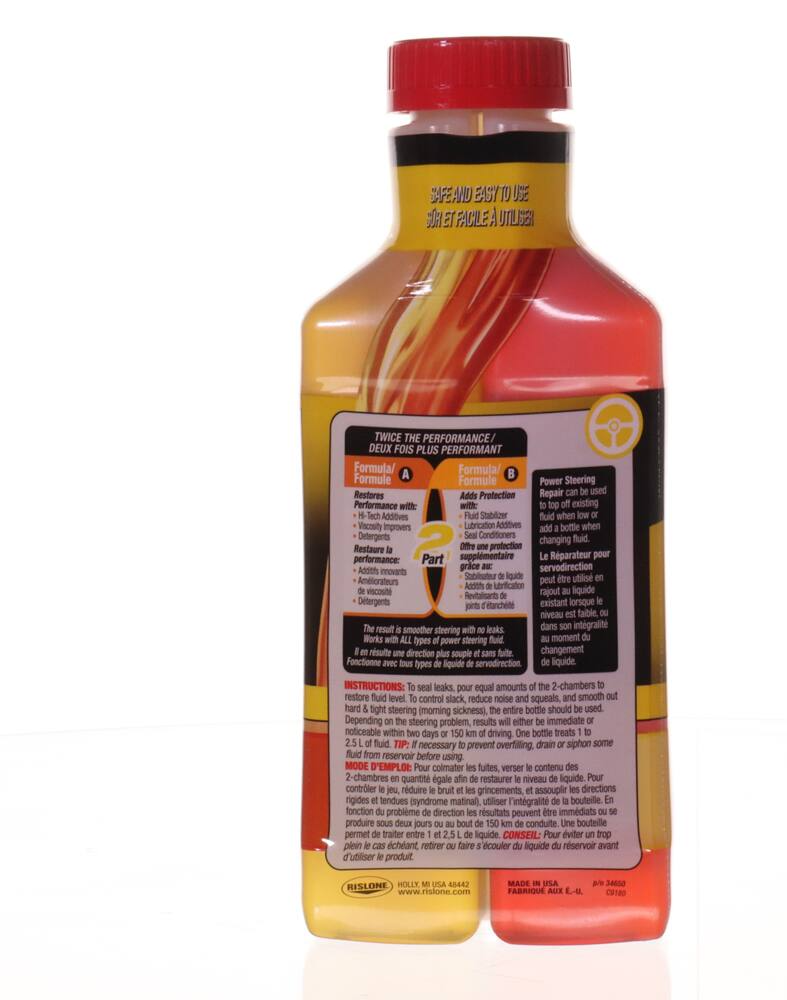 Rislone High-Mileage Power Steering Repair, 500-mL