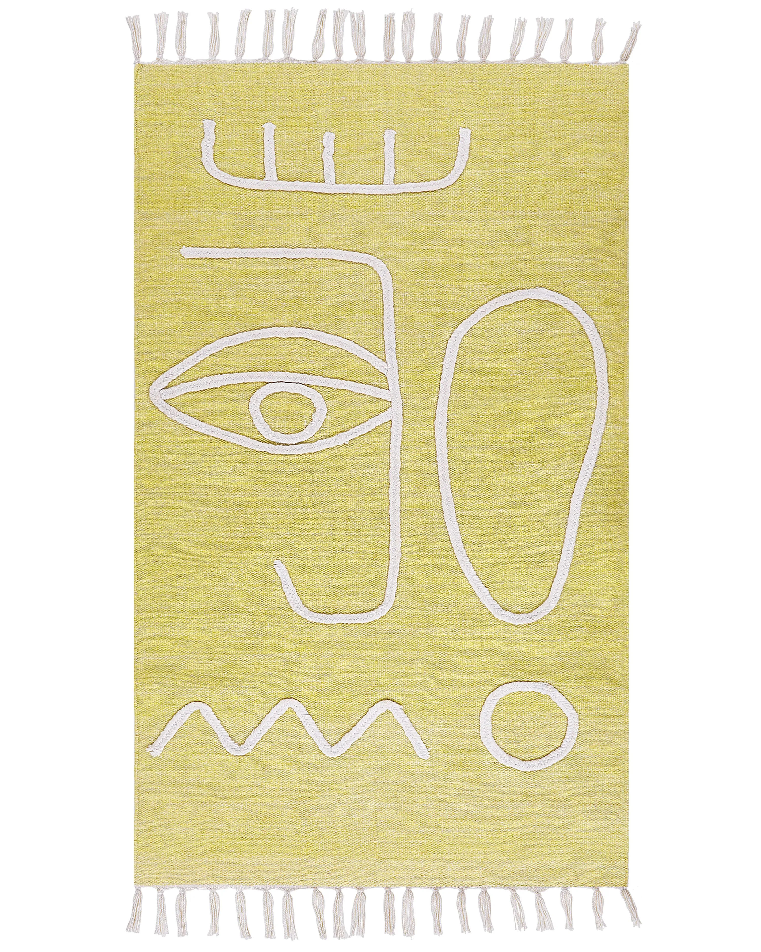 Outdoor Rug YAVU Yellow 140 x 200 cm