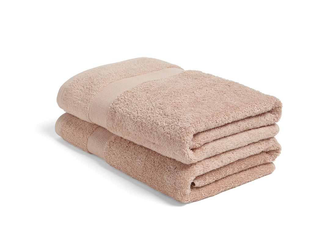 Yumeko douchelakens Terry - dusty rose - 70x140 - 2 st