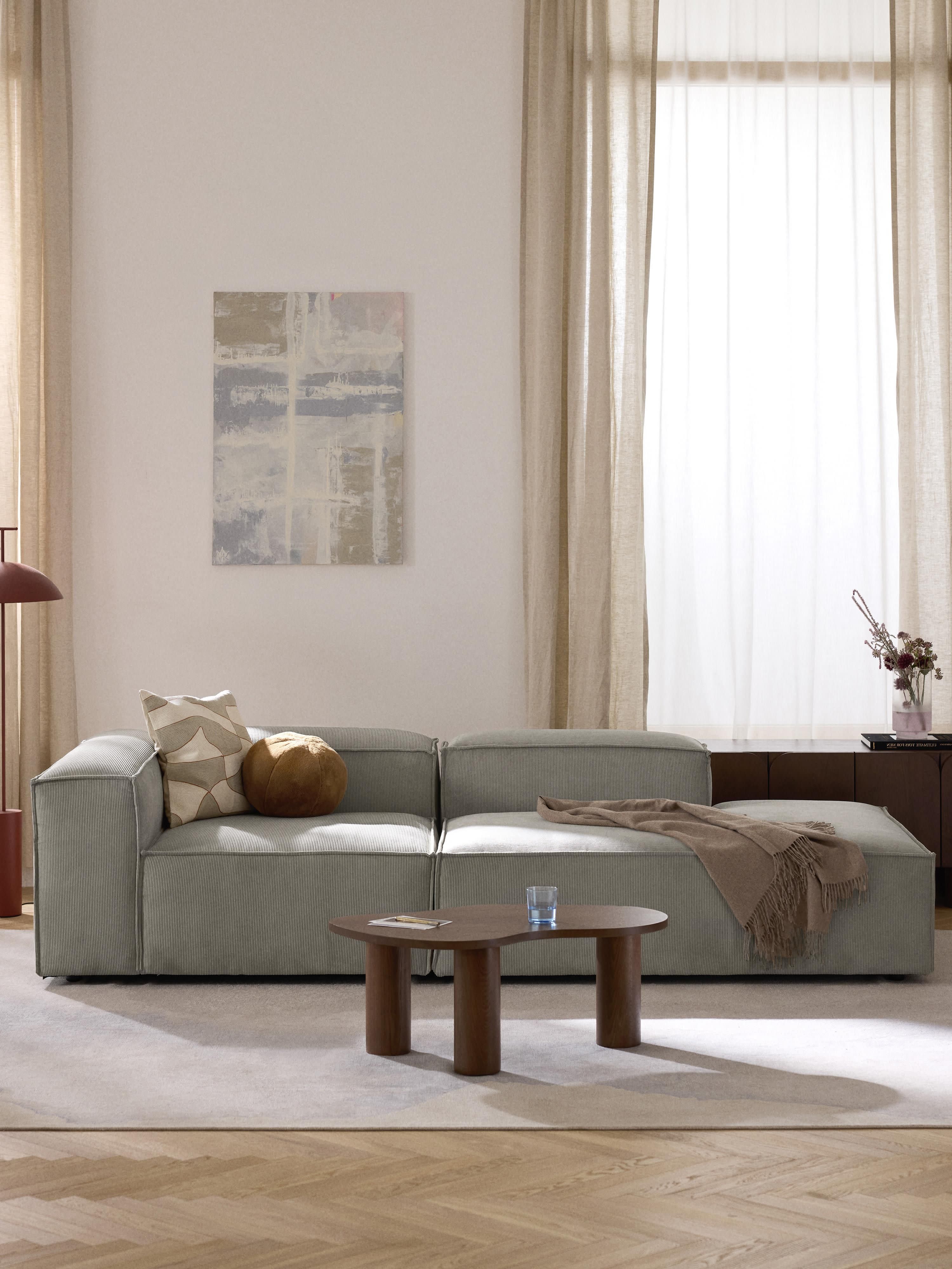 Modulare Ottomane Lennon aus Cord